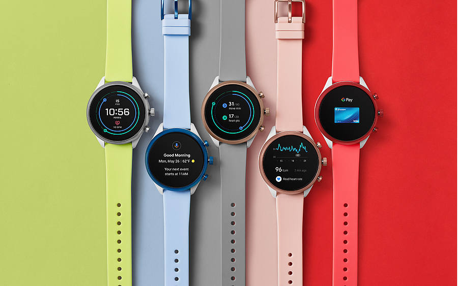 Bunte Smartwatch mit neuem Prozessor