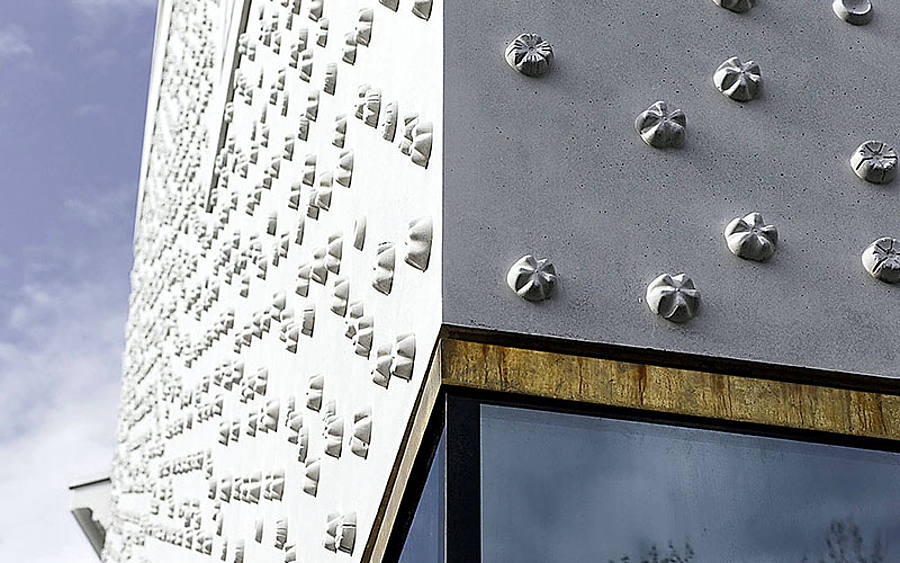 Das von Reckli gestaltete Landesmuseum im östereichischen Bregenz