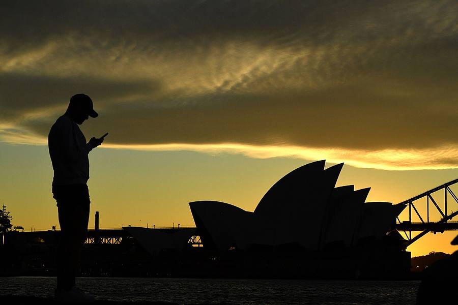 Sonnenuntergang in Sydney