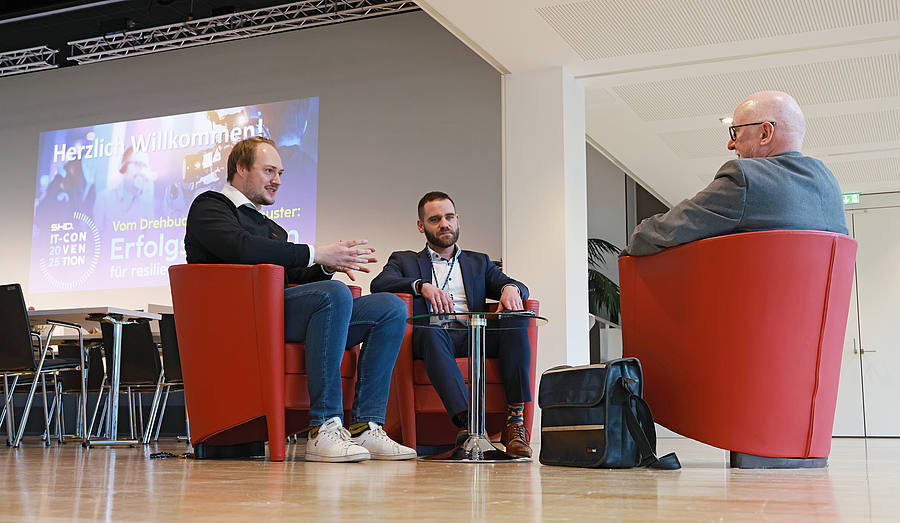Marcel Sievers (pco) und Mike Beckert (SHD)