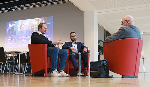 Marcel Sievers (pco) und Mike Beckert (SHD)