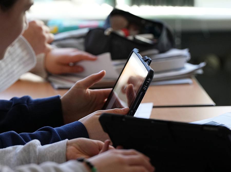 Schüler einer Grundschule