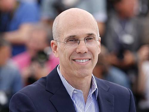Mitgründer Jeffrey Katzenberg gibt die Aufgabe des Videodiensts Quibi bekannt. Foto: Guillaume Horcajuelo/EPA/dpa/Archivbild