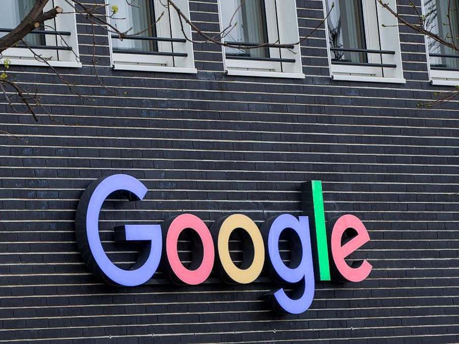 Blick auf das Gebäude des Google-Entwicklungszentrums in München. Foto: Marc Müller/dpa