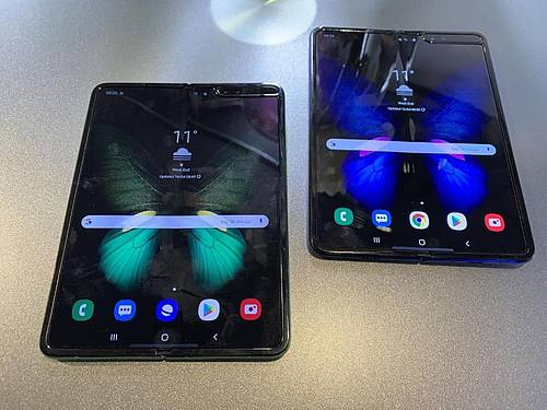 Vorstellung des neuen Samsung Galaxy Fold in London ((Foto: Martyn Landi/PA Wire))