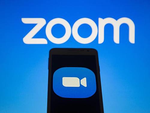 Zoom boomt - dank Corona-Pandemie und Home Office. Foto: Andre M. Chang/ZUMA Wire/dpa