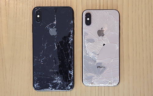Zerstörte iPhone-Modelle