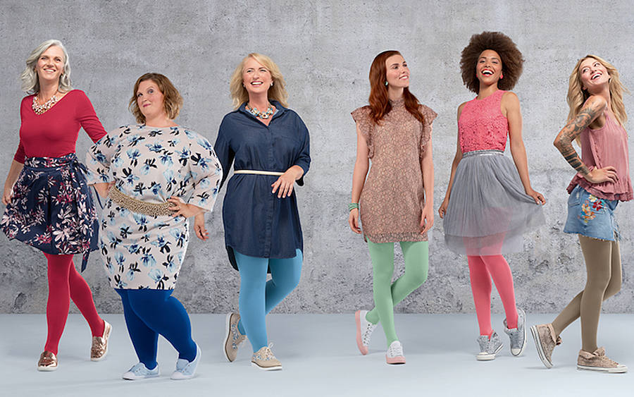 Strümpfe in den Trendfarben 2018