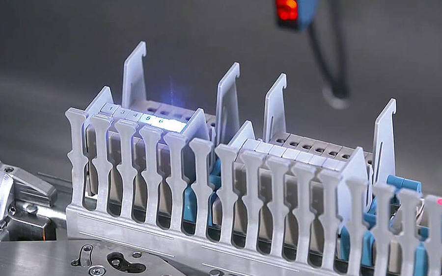 Laserbeschriftung bei Mangelberger