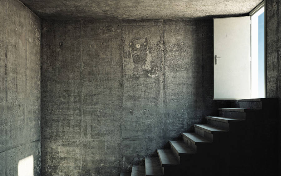 Eingang in einen Bunker