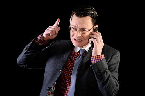 Manager im Anzug