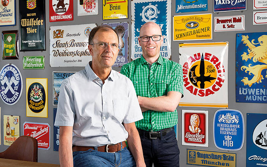 Werner Purschke und Sebastian Hofer von der Albert Frey AG