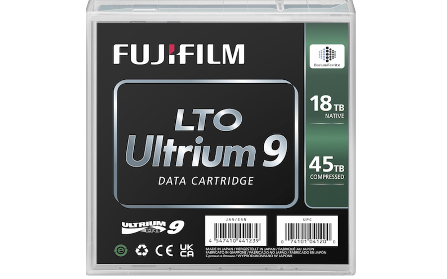 Die neue Ultrium9-Datenkassette von Fujifilm.