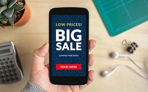 Smartphone Werbung