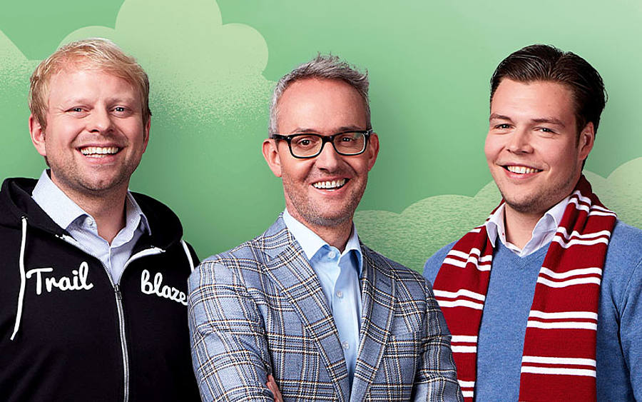 Philipp Deipenbrock, Alexander Wehrle und Lukas Berg (v.l.).