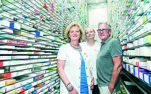 Roswitha Kuttner, Katrin Kuttner und Werner Kuttner von der Apotheke Weiz