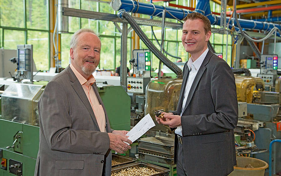 Juniorchef David Duttlinger (Rechts)