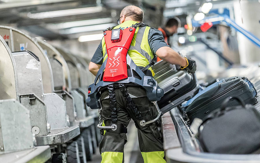 Cray X Exoskelett im Einsatz