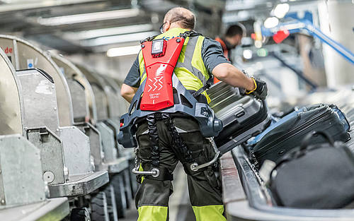 Cray X Exoskelett im Einsatz