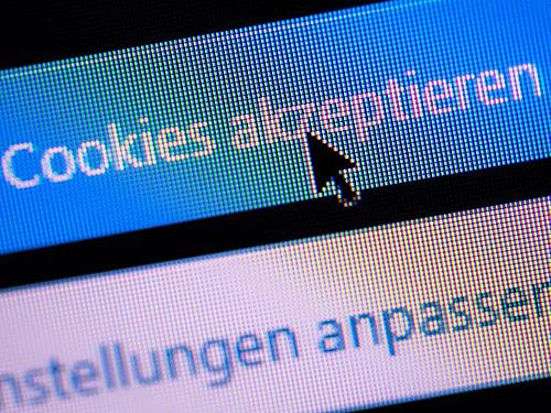 Die europäische Datenschutzorganisation noyb startet eine Beschwerdewelle gegen Cookie-Banner auf größeren Websites. Foto: Lino Mirgeler/dpa