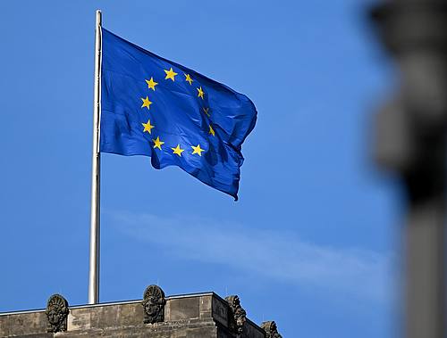 Die Flagge der EU