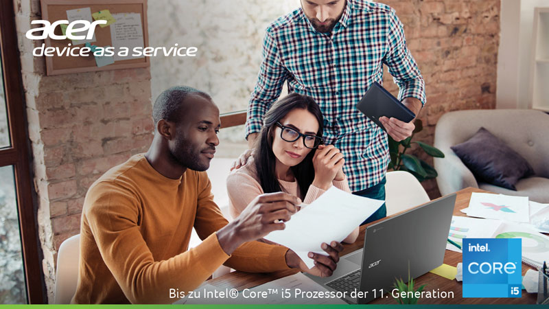 acer device as a service Intel