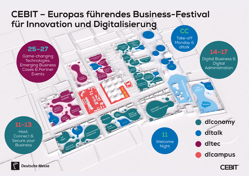 CEBIT 2018 Geländeplan