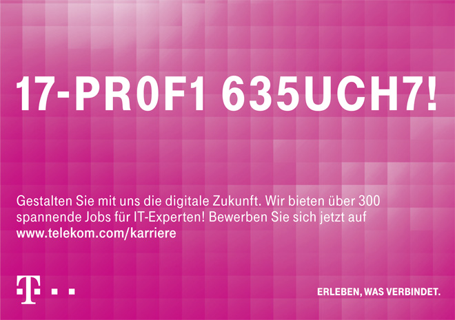 Deutsche Telekom Web-Promotion