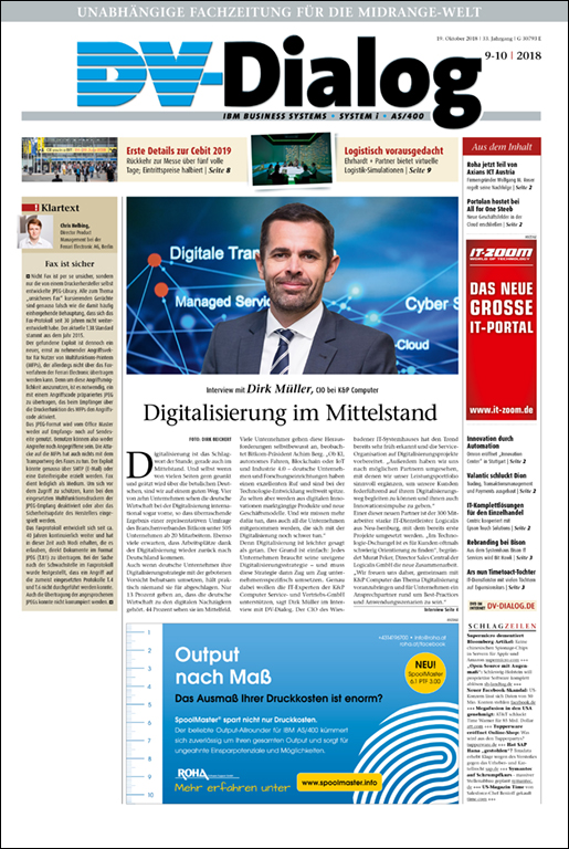 DV-Dialog Ausgabe 9-10/2018
