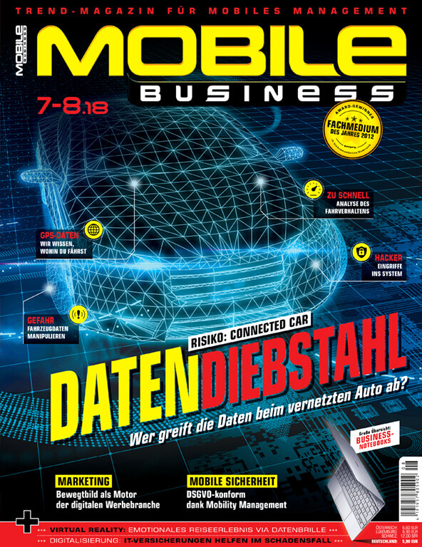 MOBILE BUSINESS, Ausgabe 7-8/2018